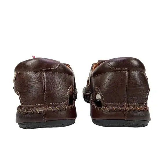 Pikolinos Tarifa Sandal Mens 8 EU 41 Dark Brown Olmo Leather Fisherman Style